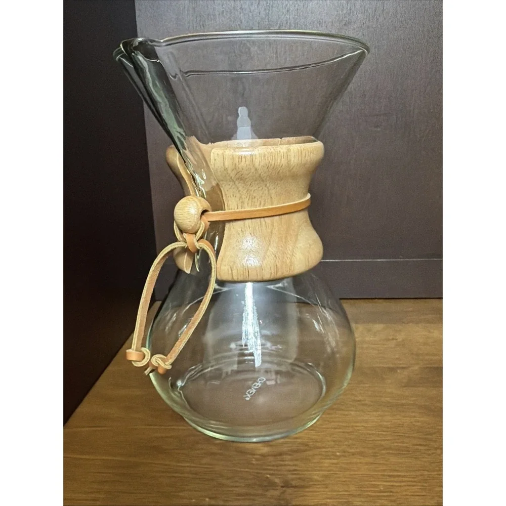 Chemex Classic 6-Cup Pour-Over Glass Coffeemaker - Open Box